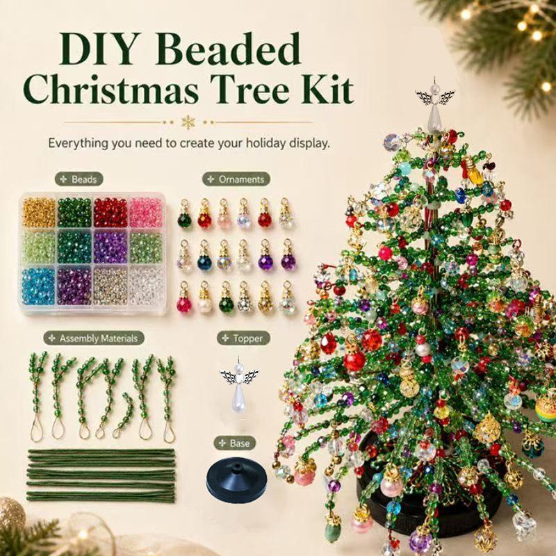 DIY Beaded Christmas Tree