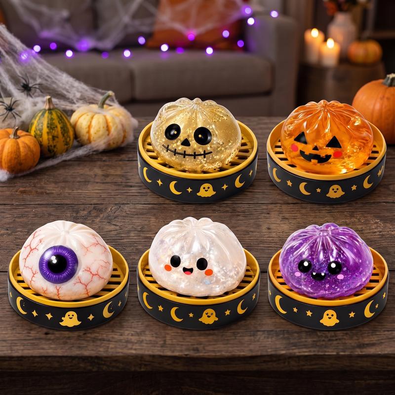 Steamed Bun Squishy Toy Set