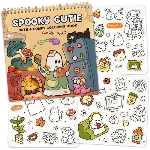 Spooky Cutie Halloween Coloring Book