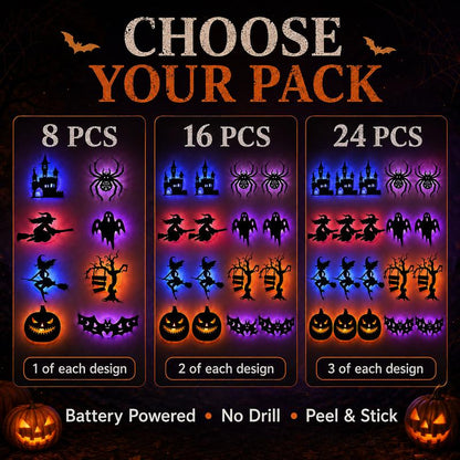 HauntedGlow Halloween Lights