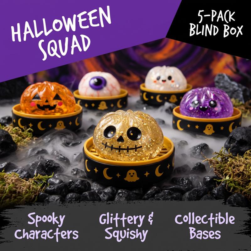 Steamed Bun Squishy Toy Set