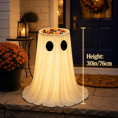 Glowing Ghost Candy Holder
