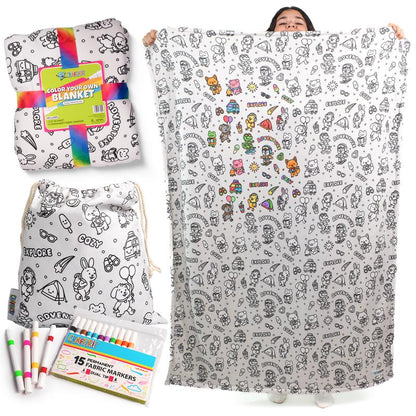 Cozy Coloring Blanket