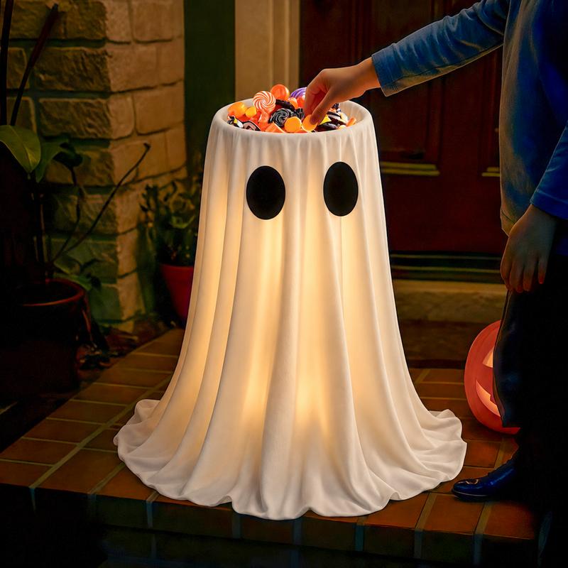Glowing Ghost Candy Holder