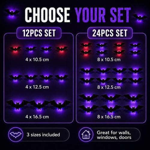 3D Bat Light LED