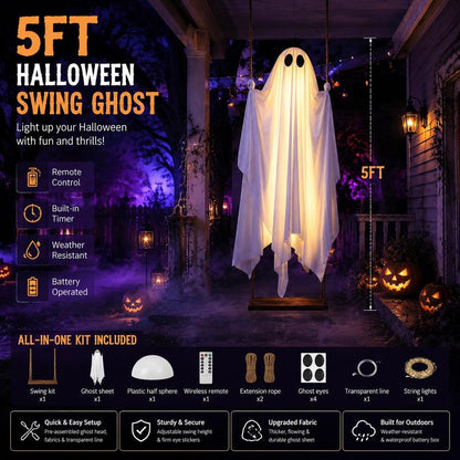 Spooky Swinging Ghost