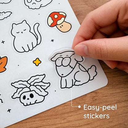Spooky Cutie Halloween Coloring Book