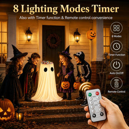 Glowing Ghost Candy Holder