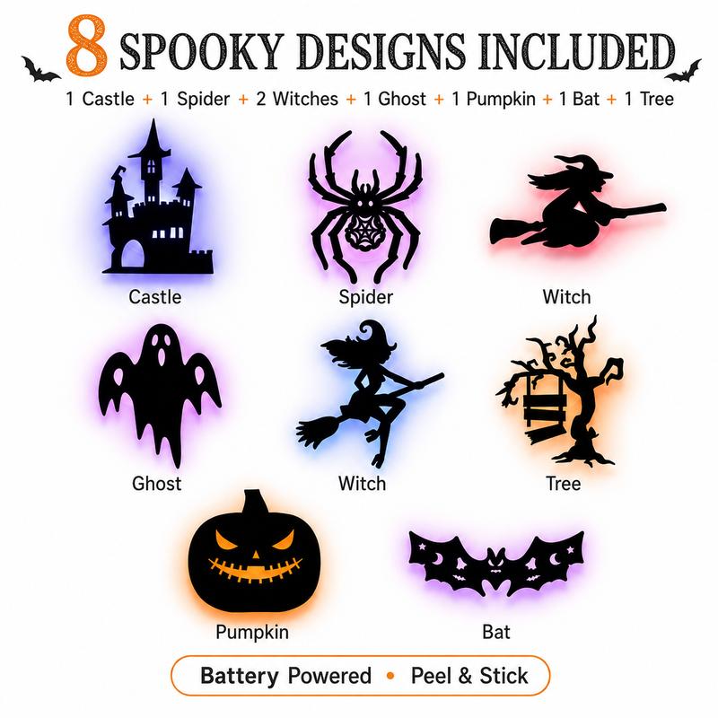 HauntedGlow Halloween Lights