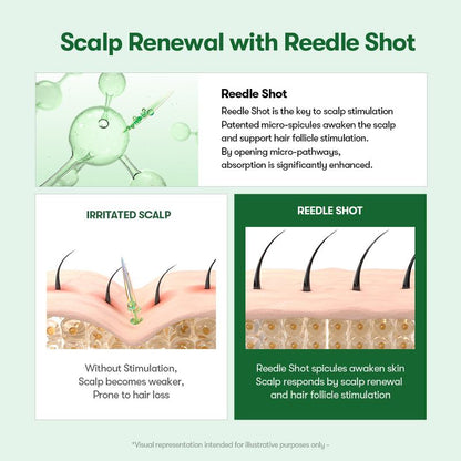 PDRN Hair Brush x microneedling Serum