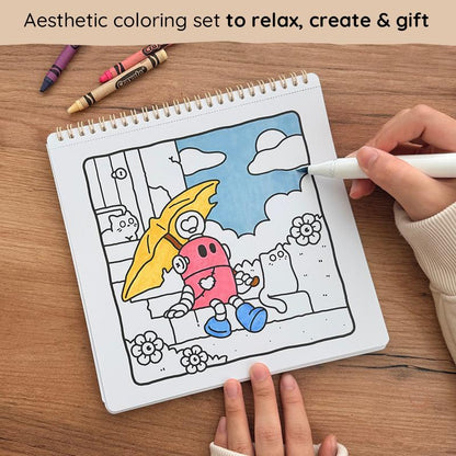 Spooky Cutie Halloween Coloring Book