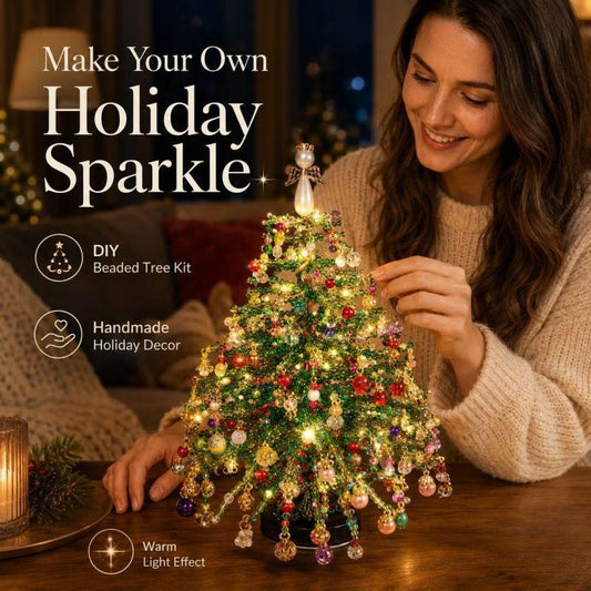 DIY Beaded Christmas Tree